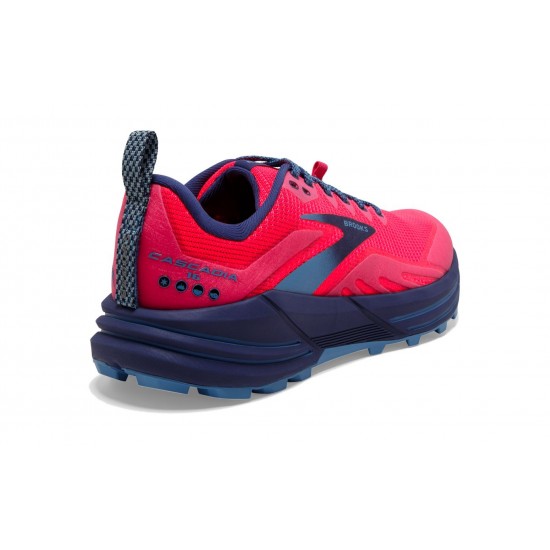 Brooks Cascadia 16 Pink/Flambe/Cobalt Women