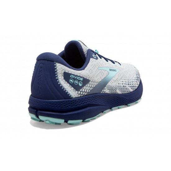 Brooks Divide 3 Oyster/Cobalt/Blue Tint Women