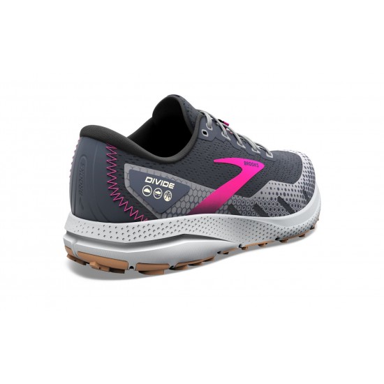 Brooks Divide 3 Ebony/Grey/Pink Women