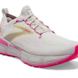 Brooks Glycerin StealthFit GTS 20 Grey/Yellow/Pink Women