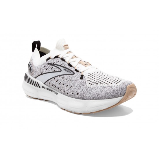 Brooks Glycerin StealthFit GTS 20 White/Black/Cream Women