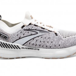 Brooks Glycerin StealthFit GTS 20 White/Black/Cream Women