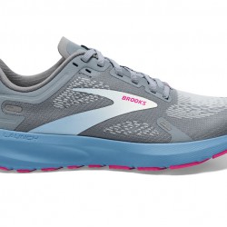 Brooks Launch 9 Grey/Blue/Pink Women