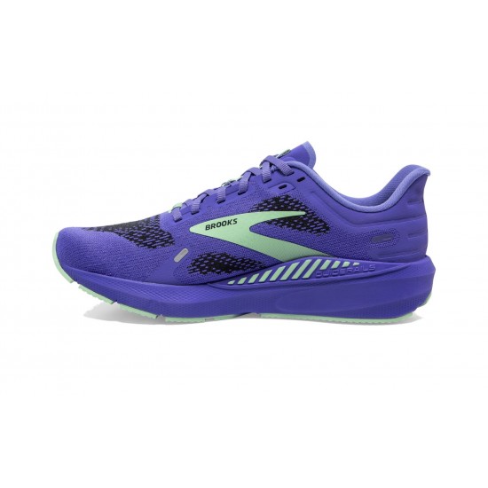 Brooks Launch GTS 9 Blue Iris/Ebony/Green Women