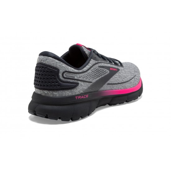 Brooks Trace 2 Oyster/Ebony/Pink Women