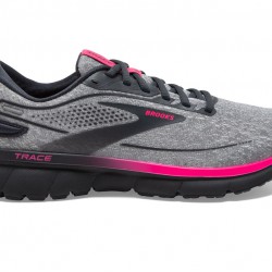 Brooks Trace 2 Oyster/Ebony/Pink Women