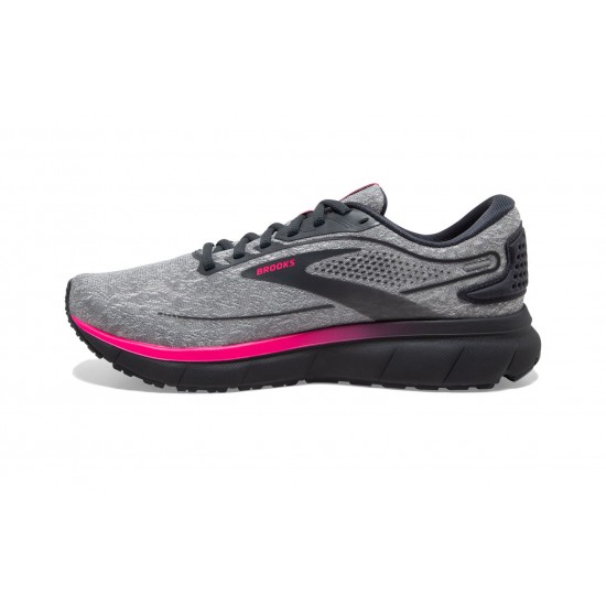 Brooks Trace 2 Oyster/Ebony/Pink Women