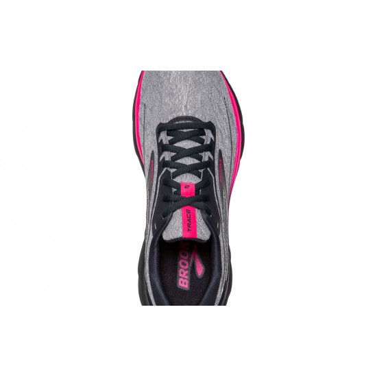 Brooks Trace 2 Oyster/Ebony/Pink Women