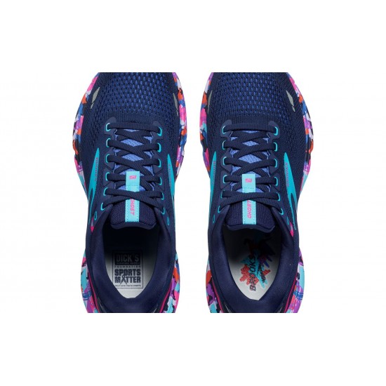 Brooks Ghost 15 Eclipse/Baja Blue/Pink Women